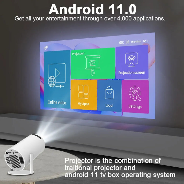 Magcubic Projector Hy300 4K Android - epsaxa stores