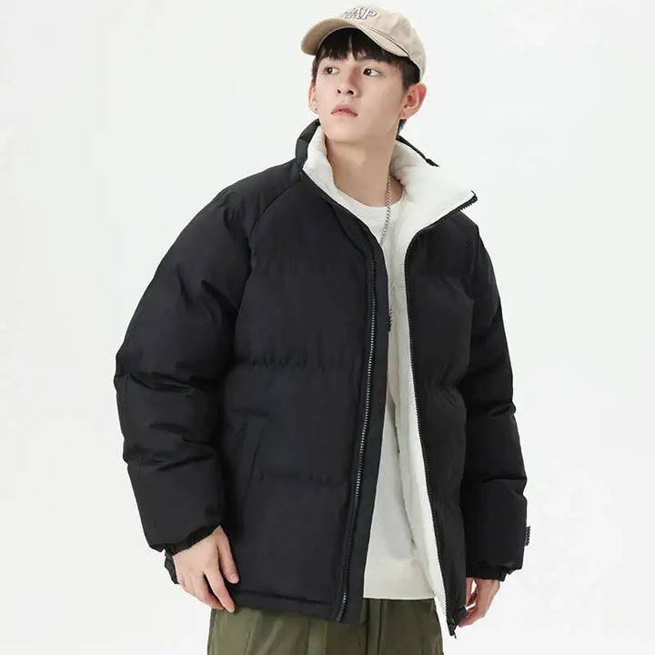 Velvet Puffer Jacket - epsaxa stores