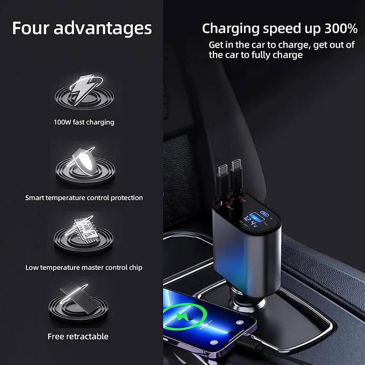 Retractable Car Charger - epsaxa stores